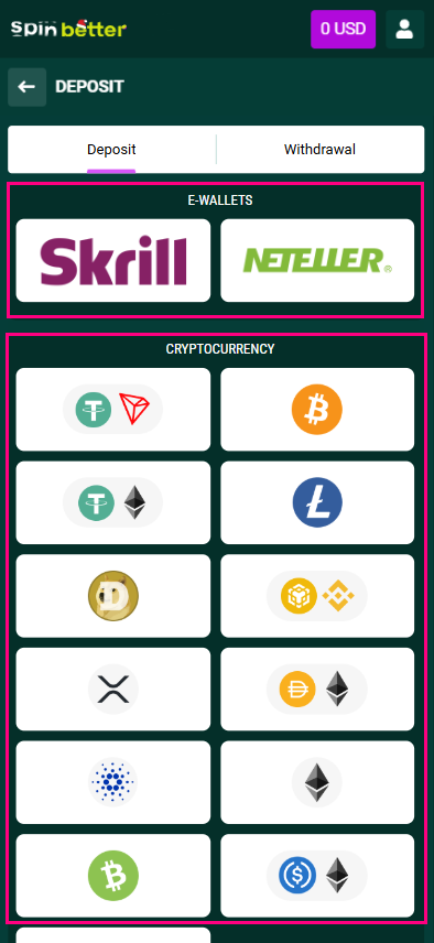 How to make a deposit?